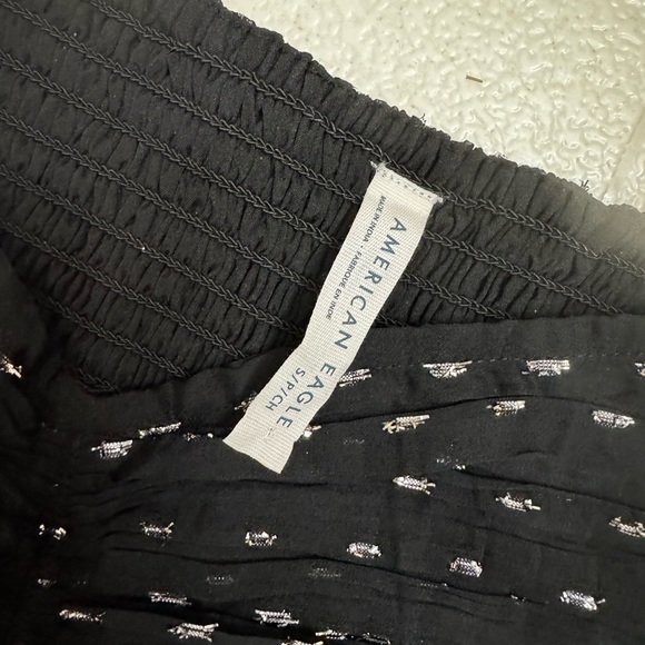 American Eagle Black Swiss Dot Dress | Size Small NWOT - Picture 2 of 5